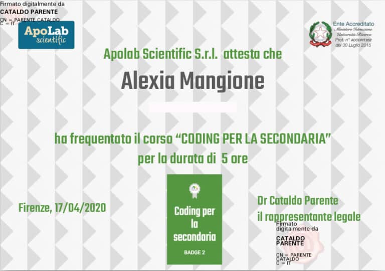coding scuola secondaria